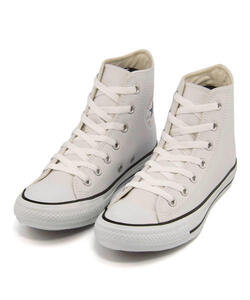 コンバース 29cm レザー オールスター ハイ 税込定価10450円 ホワイト CONVERSE LEATHER ALL STAR HI メンズ スニーカー 白 天然皮革