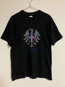 ネイバーフッド　半袖Tシャツ　ブラック　イーグル　DELCA プリント 