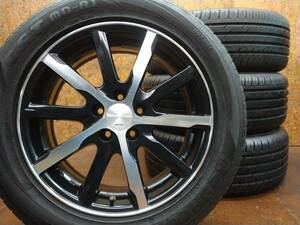 ★5穴PCD100 SICUREZZA + 20年製・21年製 深溝タイヤ MEDALLION 205/55R16 4本セット[プリウス カローラスポーツ 86 BRZ インプレッサ]