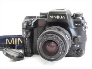 ■ミノルタ Minolta α-9 フィルムカメラ + minolta AF 35-70mm レンズ・フード・ストラップ付き■ゆうパック・おてがる版