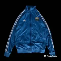 アディダストラックジャケット　水色SOMALIAジャージadidas XXXL