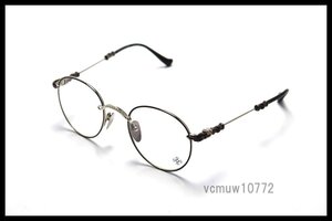 希少美中古■CHROME HEARTS BUBBA-A 眼鏡 メタルフレーム 49□22-145 クロムハーツ■1219nc261913