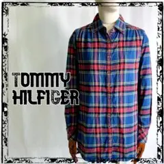 TOMMY HILFIGER トミーヒルフィガー マドラスチェック シャツ S