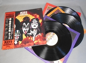 激レア　日本独自企画　KISS　続　地獄の全貌　３LP　不帯