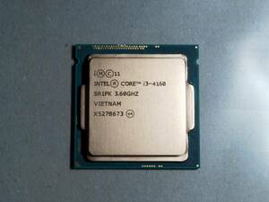 【USED品　送料無料】Intel Core i3-4160 3.60GHz LGA1150