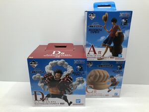 N486-241218-52　ワンピース ONEPIECE TVアニメ 25周年 -海賊王への道- A賞/C賞/D賞 セット フィギュア 【中古品】