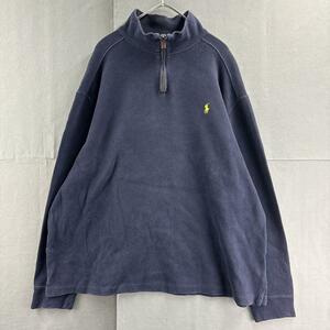 PolobyRalphLauren ハーフジップスウェット　メンズXL