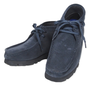 Clarks × BEAMS BOY クラークス UK4.5D Wallabee Boot GORE-TEX 別注 ワラビーブーツ スエード ウィメンズ レディース NAVY 35003350