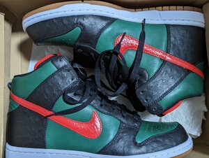 【即決】Nike Dunk High Supreme Spark LE East DJ Clark Kent 29cm 11 デッドストック グッチカラー　クラーク・ケント GUCCI クリスマス