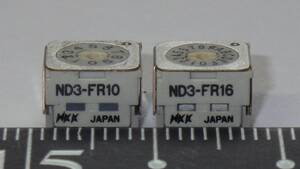 ロータリスイッチ:ND3-FR10P-TP, ND3-FR16P-TP 番号えらんで1組