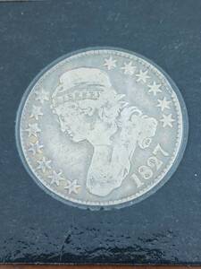 ★米国★CAPPED BUST HALF DOLLAR★1827年★フランクリンミント★