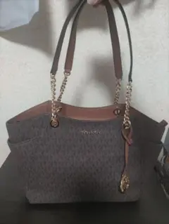 Michael Kors ブラウンショルダーバッグ