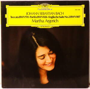 西独盤 DGG アルゲリッチ バッハ トッカータ パルティータ 長岡鉄男 ARGERICH J.S.BACH TOCCATA PARTITA ENGLISCHE SUITE DGG 2531 088 