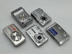 ♪▲【OLYMPUS/CASIO/FUJIFILM】コンパクトデジタルカメラ 部品取り 5点セット μ730 他 まとめ売り 1120 8