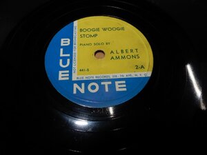 ワケあり☆SP 78☆人気BLUE NOTE☆2-A:BOOGIE WOOGIE STOMP☆2-B:BOOGIE WOOGIE BLUES☆ALBERT AMMONS☆235 7th Ave.N.Y.C.☆12in☆管理157