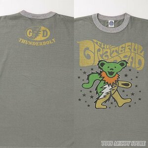 トイズマッコイ TOYS McCOY GRATEFUL DEAD TEE "THUNDERBOLT" グレイトフル・デッド Tシャツ グリーン MADE IN JAPAN 日本製