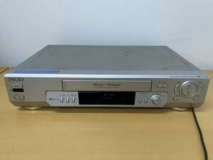 ※現状品 堀】 SONY VHSビデオデッキ 《 SLV-R150 》ソニー 中古品 VIDEO CASSETTE RECODER 映像機器 (221115 8-2)