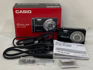 B5A308◆ カシオ CASIO EXILIM EX-Z28 ブラック色 取扱説明書 付属品付き コンパクトカメラ デジタルカメラ 