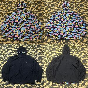 multi camo reversible jacket BAPE エイプ A BATHING APE マルチカモ