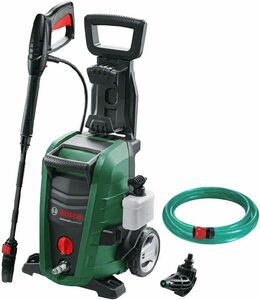 【新品】BOSCH 高圧洗浄機 UA125 1500W 最大許容圧力12MPa パワフル洗浄 コンパクト収納 8m高圧・3m水道ホース・車輪付き ボッシュ