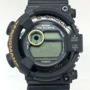 ジャンク 動作未確認 ベルト破損 G-SHOCK DW-8200BM-1T フロッグマン FROGMAN MEN IN BLACK 第2弾 メンインブラック 【ITA1A04BLYIC】