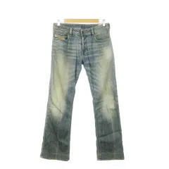 ディーゼル DIESEL WASH0880K_ATRETCH ZATINY デニムパンツ ジーンズ ブーツカット ウォッシュ加工 W28 L32 青 ブルー /AH15 ■GY13