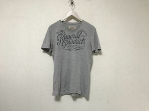 本物カポラルジーンズKAPORAL JEANSコットンVネックプリント半袖TシャツメンズサーフアメカジミリタリーワークMグレートルコ製