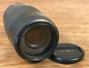 SS-1305■送料込■MINOLTA AF ZOOM 1.5m/4.9ft MACRO 一眼レフカメラ 望遠レンズ CE AF 75-300 アンティーク レトロ 493g/くATら