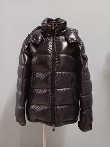 15810-04★クリーニング済★MONCLER/モンクレール MAYA マヤ ダウンジャケット ショートダウン 1 ブラック★