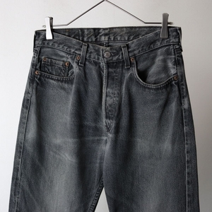 90s フランス製 ユーロ リーバイス LEVIS 517 ブラック デニム W30 L32 / 古着 ヴィンテージ