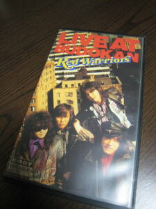 レッドウォーリアーズ RED WARRIORS『LIVE AT BUDOKAN』 VHS ダイアモンドユカイ 木暮武彦