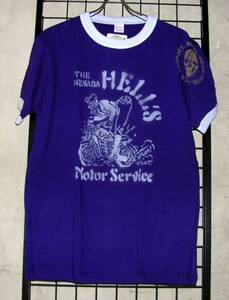 no.940M CHESWICKプリント半袖Tシャツ「NEVADA HELL'S」バイク