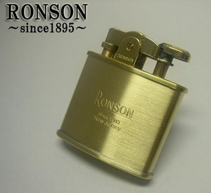 送料270円～RONSON(ロンソン)Standard(スタンダード)R02-1031(真鍮無垢ブラスサテン)オイルライター(日本製)