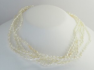 N235 MIKIMOTO　ミキモト　ゴージャス4連パールネックレス　K18YG 36cm