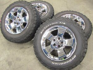 ◎【個人宅配送不可】[P02+EA1-1前] フォード Ford 純正 17×7.5J+44 114.3-5H【22年製】BFGoodrich All-Terrain T/A 245/65R17 4本