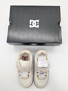 未使用品 DC Shoes ディーシーシューズ MEDALIST 3 BEG キッズ スニーカー スケーター スケートボード15cm キッズシューズ ボーイ