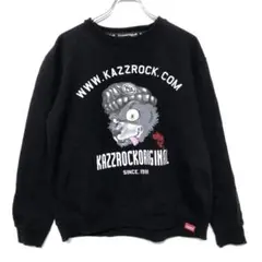 KAZZROCK ORIGINAL ストリート ヒップホップ プリントスウェット