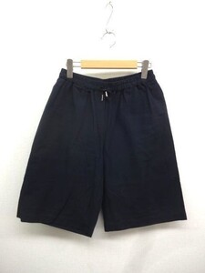 VKZ055★MORRIS＆SONS コットン/リネン ショートパンツ ショーツ★1★濃いネイビー