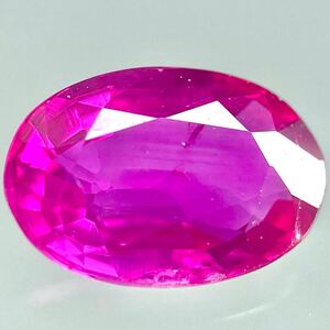 1円〜!!ソ付!!〔天然ルビー0.503ct〕d 約5.38×3.8mm ルース 裸石 corundum コランダム ruby 宝石 jewelry BB6/BB6 テDG0 w4 マ30