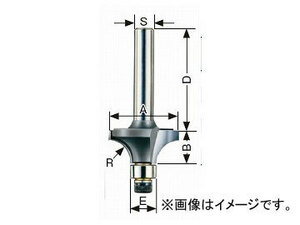 大見工業/OMI コーナービット/飾り面 ボーズ面 トリマー用 B10R JAN：4948572030383