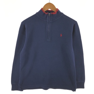 古着 ラルフローレン Ralph Lauren POLO RALPH LAUREN コットンニットハーフジップセーター レディースL相当 /eaa493392