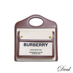 Burberry バーバリー ミニポケットバッグ ツートン 2WAY 8039361 ハンドバッグ レディース ショルダーバッグ