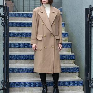 RALPH LAUREN WOOL LONG LENGTH CHESTERFIELD COAT MADE IN JAPAN/ラルフローレンウールロング丈チェスターフィールドコート