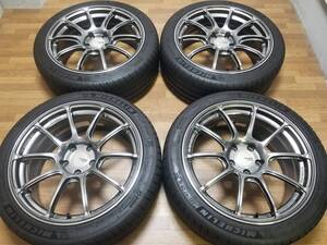 【超美品】18インチ 8J +42 PCD112 ADVAN Racing RZⅡ VW ゴルフ Golf 8K Audi アウディ A4 S4 4F A6 TT ベンツ BENZ BMW RG RS RZ2 RZ GT