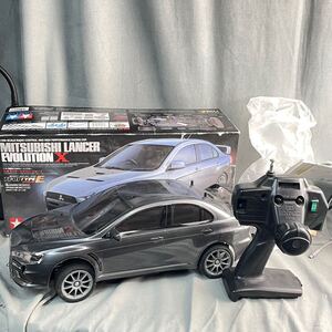 ★ TAMIYA タミヤ MITSUBISHI LANCER EVOLUTION X 電動RC 4WD レーシングカー 三菱 ランサーエボリューションX ランエボ 1/10 ラジコン