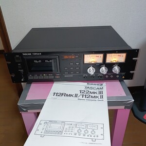 TASCAM タスカム カセットデッキ 112RmkⅡ Mk2 動作品 取説付き TEAC