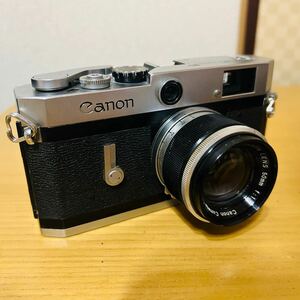 Canon P ピュレール 50mm ライカLマウント レンズ キャノン レンジファインダー フィルムカメラ