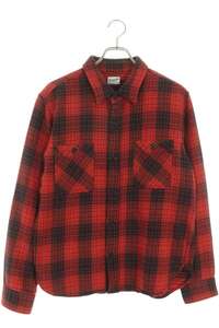 テンダーロイン T-HEAVY FLANNEL CHECK SHT サイズ:XS ヘビーフランネルチェック長袖シャツ 中古 BS99