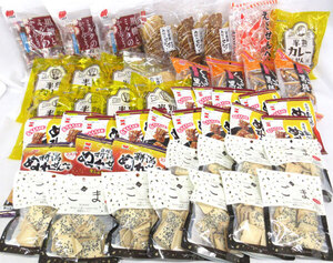 送料300円(税込)■ks623■◎菓子(ぬれおかき・半熟カレーせん 等) 8種 48点【シンオク】