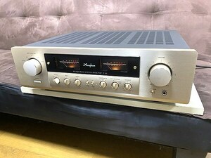 Accuphase E-212 アキュフェーズ プリメインアンプ リモコン付 メンテナンス品 １円スタート